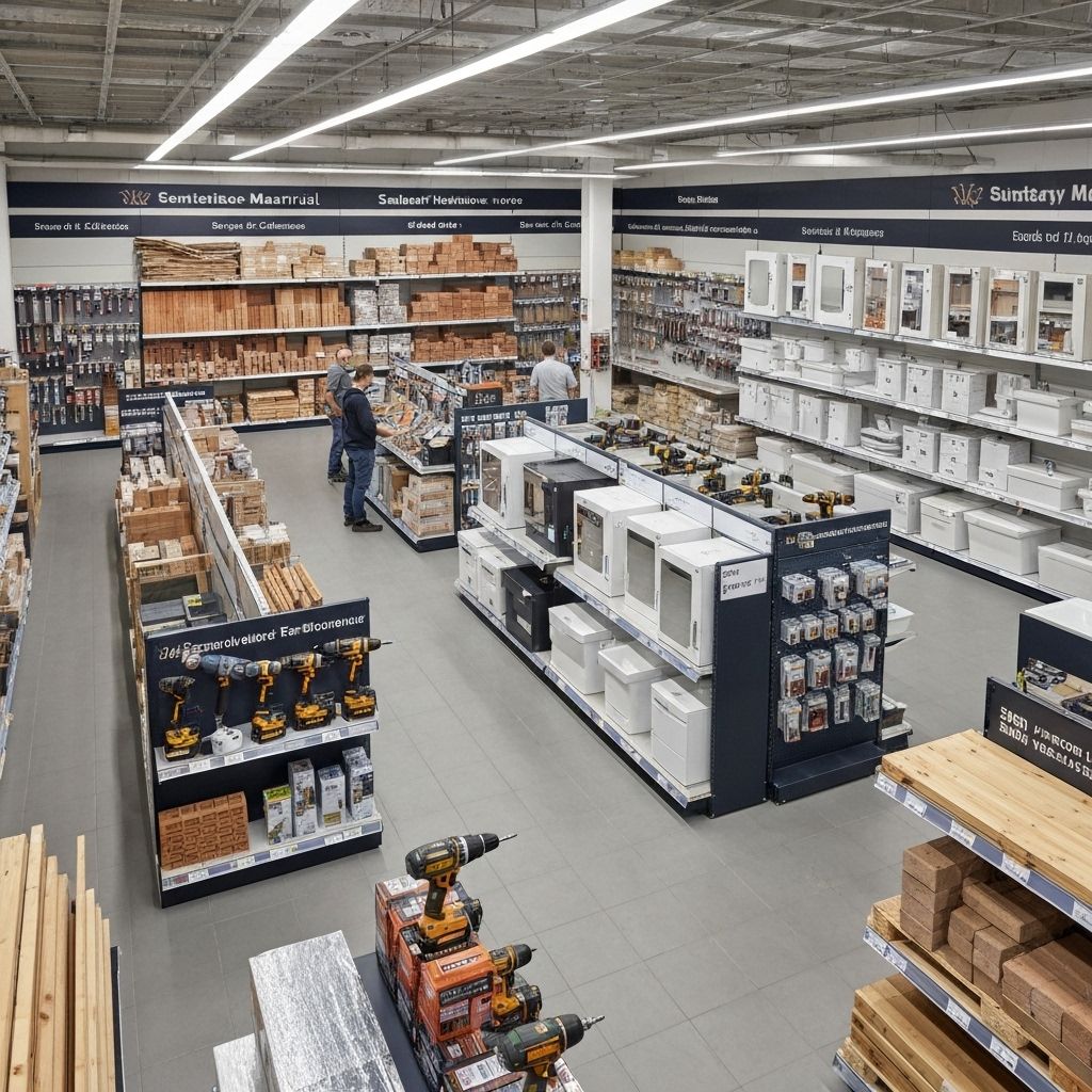 Premium construction materials and showroom display